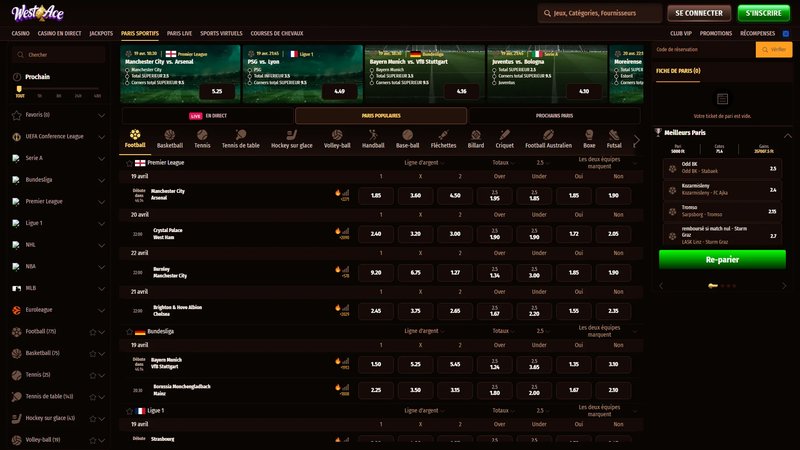 France - westace casino bonus